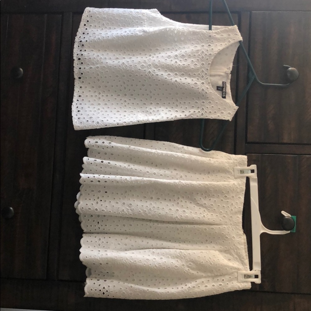 Top and skirt set